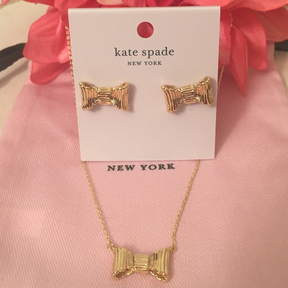 KATE SPADE ♠️ JEWELRY SET Earrings and necklaces - Picture 3 of 8